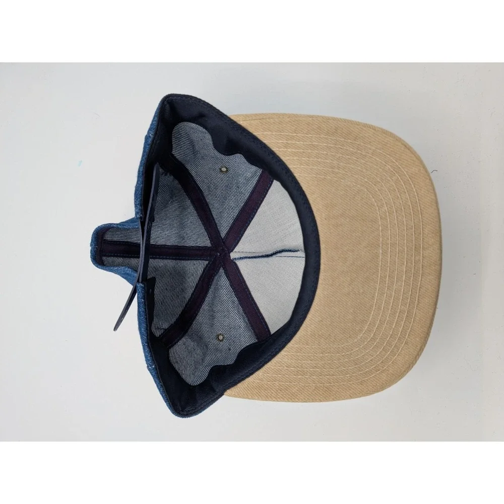 Vintage 1998 denim Camp Mitigwa 75th‎ anniversary SnapBack hat K Products